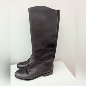 Banana Republic Brown Tall Leather Riding Boots Size 7
